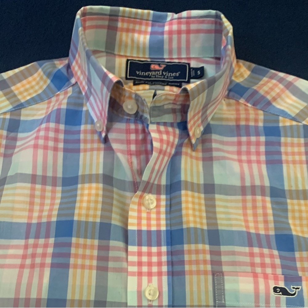 VINEYARD VINES LS Slim Fit Plaid Tucker Shirt